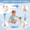 Montessori pull string toy silicone sensory toddler toy 18+ 2