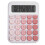 Calculator de bază din plastic roz cu butoane mari 1
