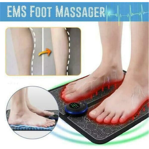 EMS foot massager USB rechargeable portable mat 1
