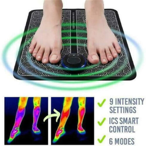 EMS foot massager USB rechargeable portable mat 2