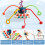 Montessori pull string toy silicone sensory toddler toy 18+ 5