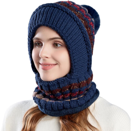 Wintermütze für Damen mit Fleecefutter