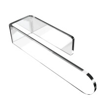 Acrylic bathroom towel rack waterproof 1-tier