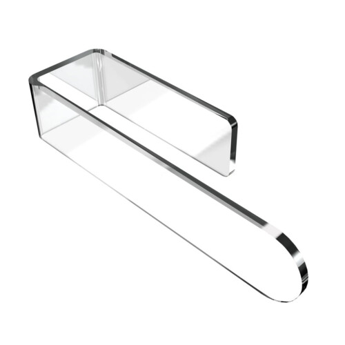 Acrylic bathroom towel rack waterproof 1-tier