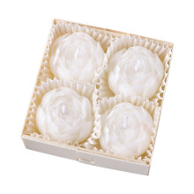 Caja de 3 velas de aromaterapia con aroma a peonía y rosa