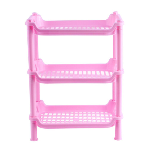 Support de rangement d'angle carré à 3 niveaux