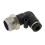 Conector neumático de codo PL con rosca macho BSP (1 pieza) 1