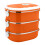 Boîte à lunch rectangulaire isotherme en acier inoxydable 1 1