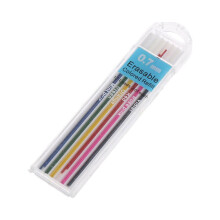Grafite para lapiseira mecânica 0,7 mm apagável e colorida (1 caixa)