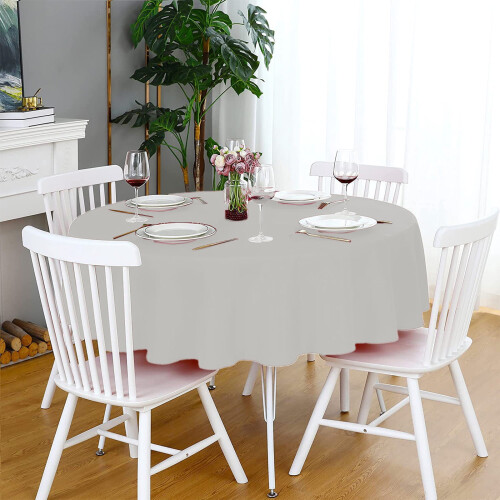 Rund dug 70 tommer polyester krølfri