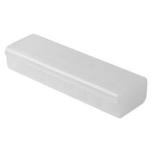 Caja organizadora de cables de plástico transparente (1 unidad)