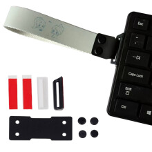 Ergonomisk tastaturrem i stof, 1-pak