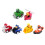 Paw Patrol puppy action figures pull-back car set 4