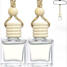Désodorisant unisexe pour voiture, en bois, lot de 2