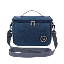 Sac isotherme bleu pour déjeuner avec doublure en aluminium (1 pièce)