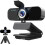 Webcam Full HD 1080p para PC com microfone com cancelamento de ruído e tripé. 1