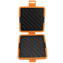 Appareil à sandwichs sans fil orange avec sangles réglables