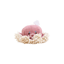 Peluche chirriante con forma de fregona de dibujos animados para perros y gatos