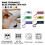 Mini relógio digital de chaveiro com visor LCD (1 unidade) 4