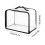Bolsa de armazenamento transparente com alça reforçada, 30L 1