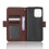 Motorola Edge 40 Pro 5G wallet case brown 6-compartment 5