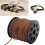 Cordon en daim couleur café 3 mm x 100 yards 5