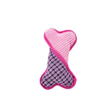 Brinquedo para cães para mastigar com apito, feito de pelúcia e fibra de milho (1 unidade).