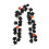 Halloween Pumpkin Garland with Lights Black Orange Maple 6