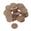 Etichette per bomboniere in carta kraft, vuote, 100 pezzi, 2 cm 1