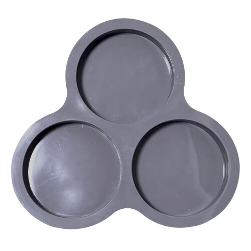 Κύπελλα αυγών σιλικόνης για φριτέζα αέρα Grey3-Cavity