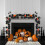 Halloween Pumpkin Garland with Lights Black Orange Maple 4