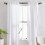 Sort justerbar gardinstang 122-138 cm, 2-pak 1