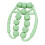 Anti-cellulite benrulle med 12 hjul 1