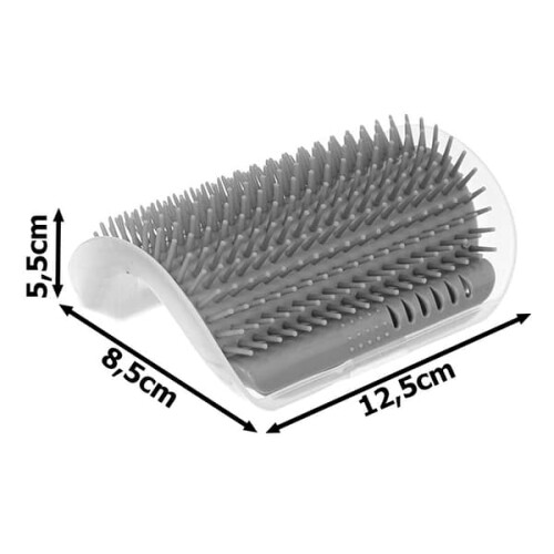 Cat Brush with Catnip Compartment for Self-Grooming 2