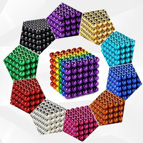 Magnetic Balls 8 Colors 512 Pieces 2