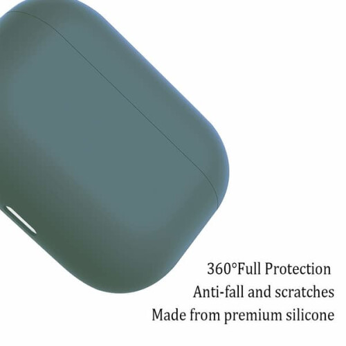 Silicone Case for AirPods Pro Green One Size 2