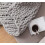 Chunky Chenille Yarn for Hand Knitting Blankets Gray 2 pcs 4