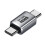 Προσαρμογέας USB4 αλουμινίου για βίντεο 8K60Hz, 240W PD 1