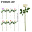 Buquê de rosas de seda champanhe, 12 unidades multicoloridas, 44,7 cm (17,6 polegadas) 1