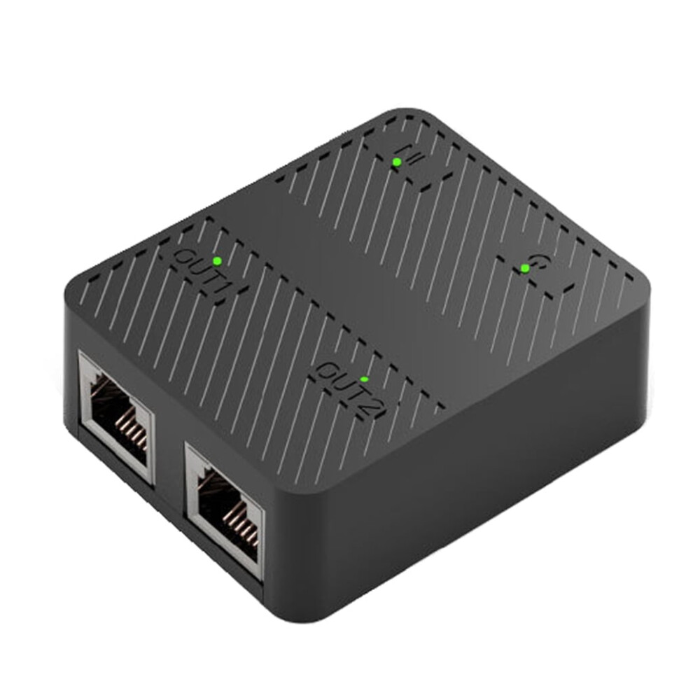 Rj45 Ethernet Splitter For Two Devices With Charging Cable 974856756810