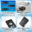 Δέκτης Bluetooth5.0 Πομπός Fm Stereo Aux 3.5mm Jack Rca Ασύρματος προσαρμογέας ήχου Bluetooth NFC 3