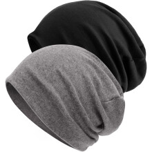 Puuvillainen Slouchy-pipo, naisille ja miehille, yksi koko