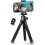 Treppiede flessibile per telefono con telecomando wireless e clip 1