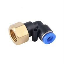Conector de cotovelo pneumático PLF para tubo (1 peça)