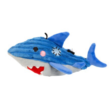 Juguete de peluche suave y chirriante para perros, ideal para masticar en perros pequeños y grandes.