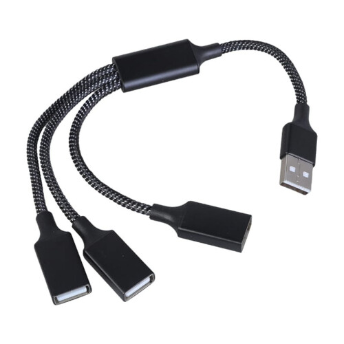 USB-splitterkabel hane till 3 hona 1m