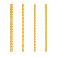 Ajustador de base para joyería, color dorado, juego de 4 piezas, 3 mm, 5 mm