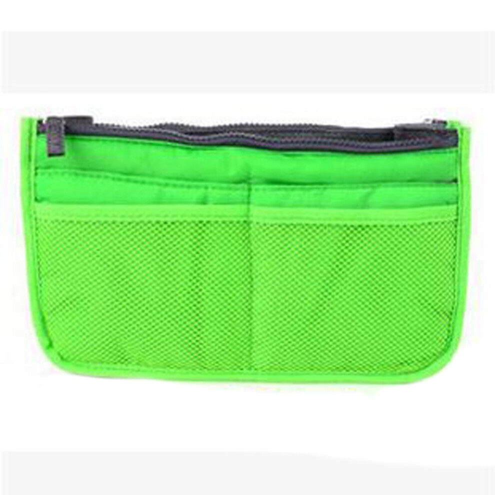 Cosmetic Organizer Bag Waterproof Dual-Zipper 1 Pack