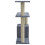Cat Tree with Sisal Posts Light Grey 70 cm 3