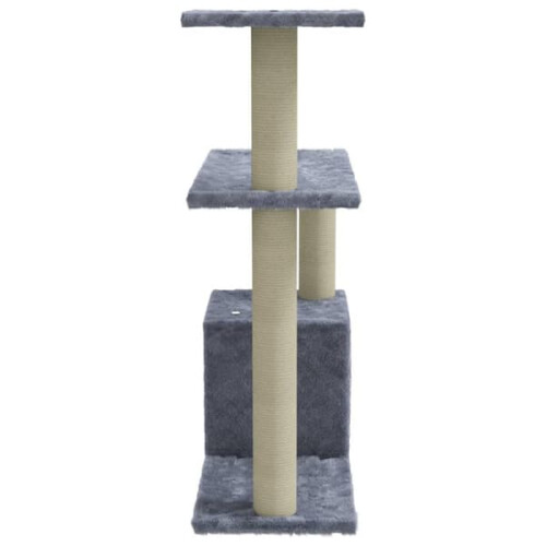 Cat Tree with Sisal Posts Light Grey 70 cm 2